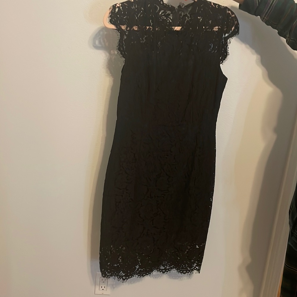 Black laced dress